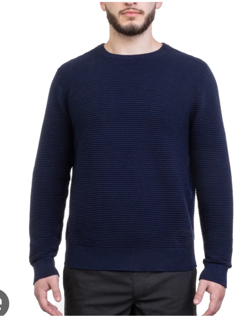 O’Neill Ribbed Crew Neck Sweater - Blue - Large